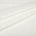 Ткань шитье TBY-8058-01 100г/м2 100% хлопок шир.150см цв.белый уп.3м