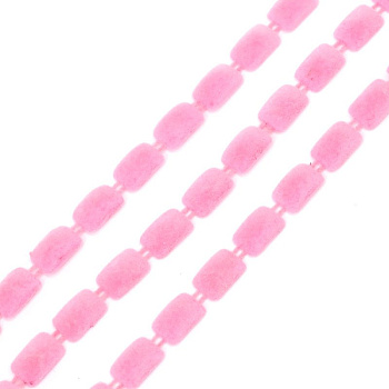 Тесьма пластиковая TBY арт.A2014-02 цв.7 розовый разм.8х13мм уп.9.14м