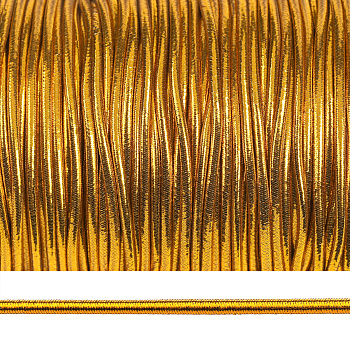 Резинка TBY шляпная (шнур круглый) цв.золото 3,0мм боб.100м