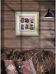 Набор для вышивания РИОЛИС арт.0103 РТ По грибы 25х25 см