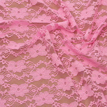 Кружевная ткань стрейч арт.TBY.M903 шир.150см 100 г/м² цв.135 розовый уп.22,86м