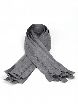 Молния Mzip трактор №5 1 замок усил.зв., 40см, цв.F312 т.серый уп.50шт