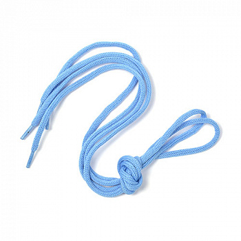 Шнурки круглые 4,5 мм 1с36 длина 80 см, компл.2шт, цв.голубой