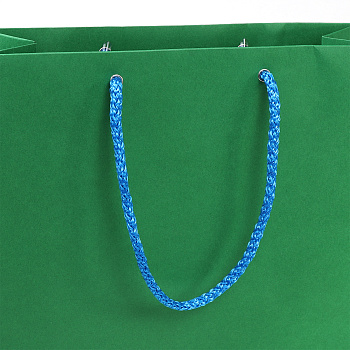 Шнурок для пакетов с крючком вязаный полипропилен пп6 d6мм L40см цв.07 синий (уп 100шт/50пар)