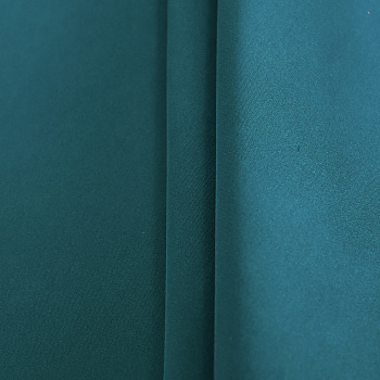 Ткань шелк Армани 90 г/м² 97% полиэстер, 3% спандекс шир.145 см арт.Р.18542.20 цв.20 бирюзовый уп.25м (±5м)