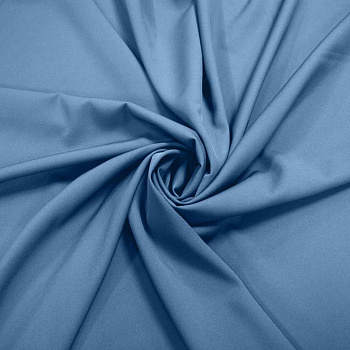 Ткань Креп Барби плот.210г/м²  95% пэ 5% эл  шир.150см, арт.МТ-210184 цв.т.голубой уп.6м