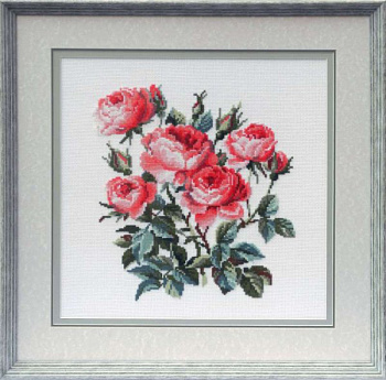 Набор для вышивания РИОЛИС арт.1046 Садовые розы 40х40 см