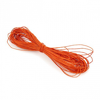 Шнур вощеный 1,2мм арт.158 (С523) цв.оранжевый уп.20м