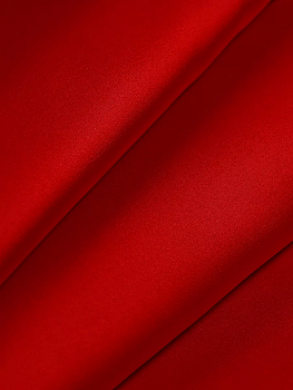 Ткань шелк Армани 90г/м² 97% ПЭ 3% Спандекс шир.150см арт.TBYArm-109 цв.109 красный уп.2м