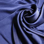 Ткань шелк Армани 90 г/м² 97% полиэстер, 3% спандекс шир.145 см арт.Р.11581.35 цв.35 синий уп.25м (±5м)