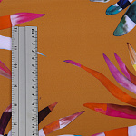Ткань Бифлекс 225 г/м² 90% пэ, 10% лайкра шир.160 см арт.T.0276.04 цв.оранжевый рул.65м