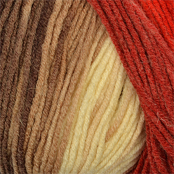 Пряжа для вязания Ализе Lana Gold Batik (50% шерсть, 50% акрил) 5х100г/240м цв.4574