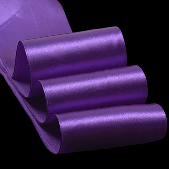 Лента атласная 100мм  цв.3118 фиолетовый IDEAL уп.27,4 м