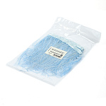 Перья на ленте Страус TBY арт.15-114 шир.15см цв. нежно-голубой  уп.2м