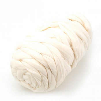Пряжа для вязания ТРО Зефир (100% мериносовая шерсть) 500г/50м цв.0230 отбелка