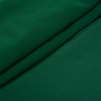 Ткань креп-шифон арт.TBY.8021-184 плот.105г/м2 100% ПЭ шир. 150см цв.184 т.зеленый уп.1м