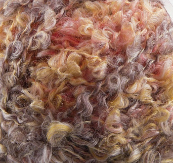 Пряжа для вязания ПЕХ Буклированная (30% мохер, 20% тонкая шерсть, 50% акрил) 5х200г/220м цв.1095М