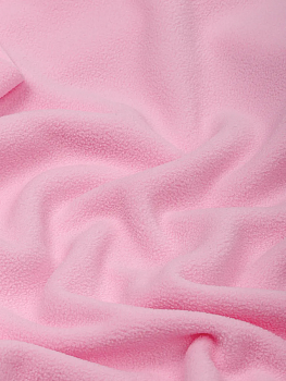 Ткань флис 2-х ст. TBY-0240-F134 240 г/м² 100% ПЭ шир.150см  цв.F134 розовый рул.24кг