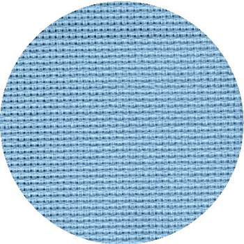 Канва для вышивания крупная №854 (960) (10смх44кл) шир.150 см цв.182 голубая уп.5м