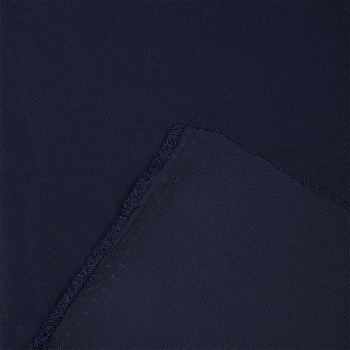 Ткань шелк Армани 90г/м² 97% ПЭ 3% Спандекс шир.150см арт.TBYArm-142 цв.142 т.синий рул.25м