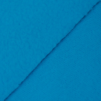 Ткань флис 2-х ст. TBY-0059-F274 190 г/м² 100% ПЭ шир.150см  цв.F274 ярк.голубой уп.1м
