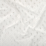 Ткань шитье TBY-8050-01 100г/м² 100% хлопок  шир.150(138)см  цв.белый