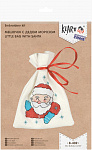 Набор для вышивания KLART арт. 8-402 Мешочек с Дедом Морозом 10х13,5 см