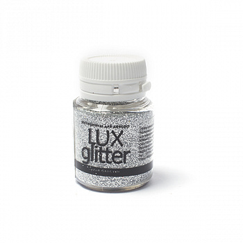 Декоративные блестки LUXART Glitter арт.STR.GL2V20 серебро 20мл