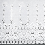 Ткань шитье 130 г кв.м 100% хлопок шир.125 см арт.Р.19943.01 цв.01 белый уп.30м (±5м)