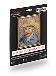 Набор для вышивания PANNA Живая картина арт. MET-JK-2259 Автопортрет в соломенной шляпе 12х14,5 см