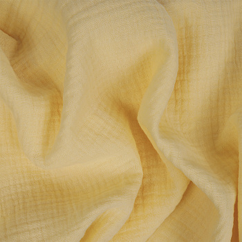Ткань Муслин 125 г/м² 100% хлопок шир.130 см арт.TBY.Mus.24723.36 цв.36 желтый уп.1м
