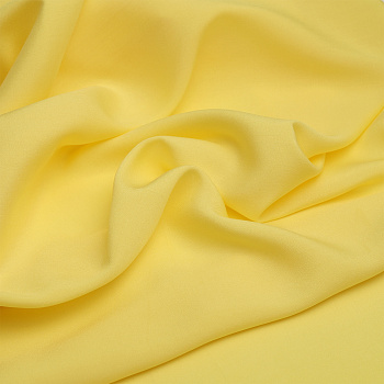 Ткань Штапель  TBY Vi-45-21 плот 110г/м2 100% вискоза шир. 145 см цв. 21 бл.желтый уп.1м
