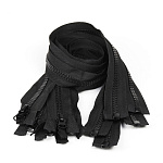 Молния Mzip трактор №8 1 замок усил.зв., 70см, цв.F322 черный уп.50шт