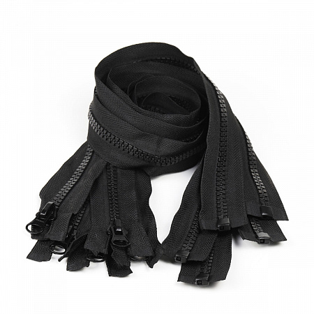 Молния Mzip трактор №8 1 замок усил.зв., 70см, цв.F322 черный уп.50шт
