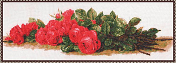 Набор для вышивания ПАЛИТРА арт.01.007 Розы на столе 59х20 см