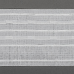 Лента шторная 100мм сборка ромбик арт.П-080К цв.белый уп.50м