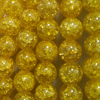 Бусины Сахарный кварц круглые арт. МБ.УТ1-11085 10мм цв.желтый отверстие 1мм, около 40шт/нить