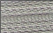 Молния пласт. юбочная №3, 20см, цв.F313 (301) серый уп.100шт