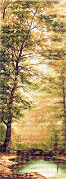Рисунок на канве МАТРЕНИН ПОСАД арт.40х90 - 1359 Дыхание осени