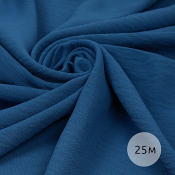 Ткань Лен искусственный Манго 160 г/м² 100% пэ TBY.Mg.10 цв.джинса рул.25м