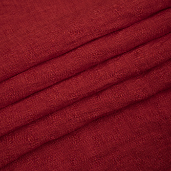 Ткань Лен Киви 175 г/м² 100% полиэстер шир.148 см арт.Р.94151.09 красный рул.35м (±5м)
