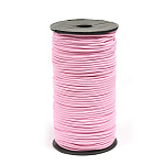 Резинка TBY шляпная (шнур круглый) цв.F134 розовый 3,0мм боб.100м