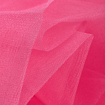 Фатин Кристалл средней жесткости блестящий арт.K.TRM шир.300см, 100% полиэстер цв. 12 К уп.50м - ярк.розовый