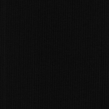 Ткань трикотаж Кашкорсе с лайкрой 220г опененд 60+60см черный уп.3м