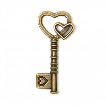 Кулон Ключ MAGIC 4 HOBBY арт.MH.0211101-3 цв.бронза 42x19мм уп.10шт