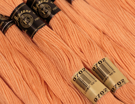 Нитки мулине IDEAL арт.ТВ (100% хлопок) 24х8м цв.373