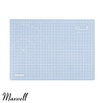 Maxwell коврик раскройный серый прочный 3мм (A4) 22*30см двухсторонний трёхслойный