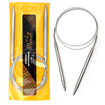 Спицы для вязания круговые Maxwell Gold, металлические на тросике арт.120-70 7,0 мм /120 см