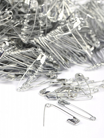 Булавки швейные английские арт.ВОС С-17, 44 мм, цв.никель, уп.1000 шт
