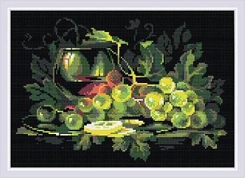 Набор РИОЛИС мозаичная картина арт.AM0026 Натюрморт с лимоном 38х27 см